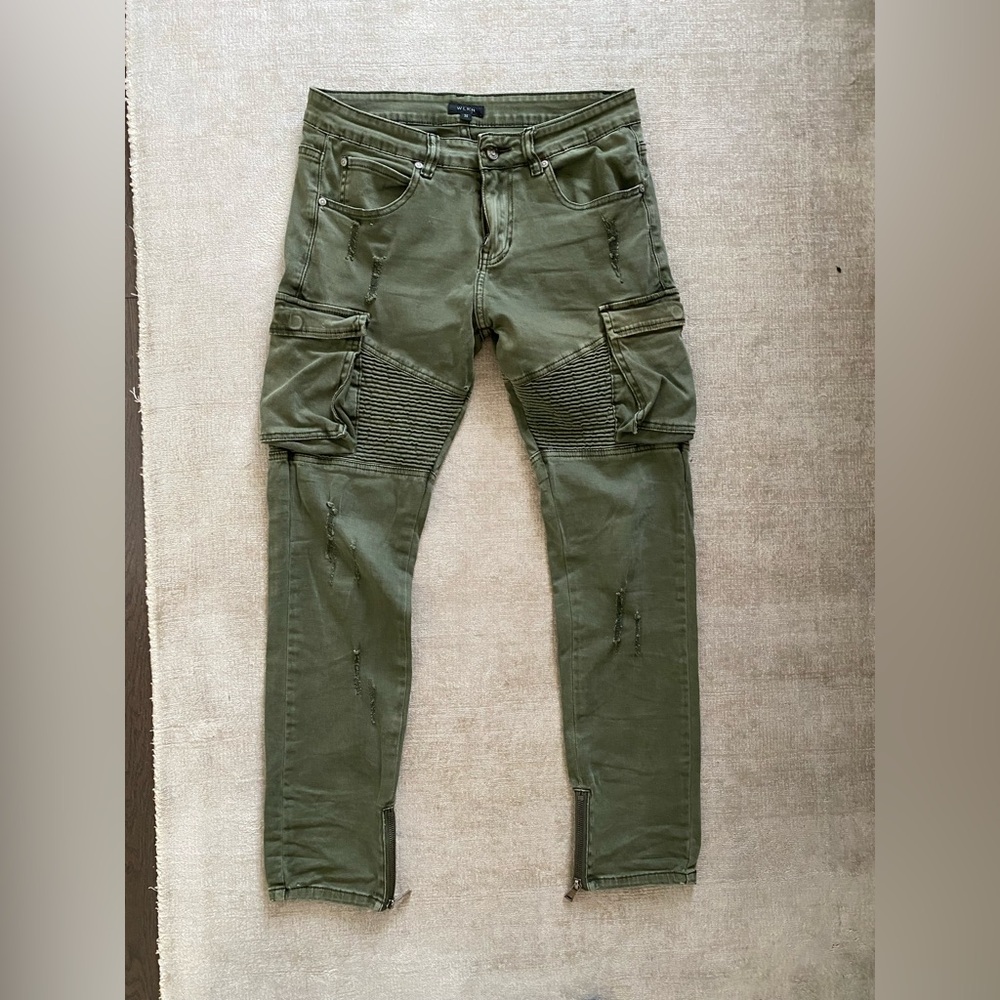 Olive Green Cargo Pants